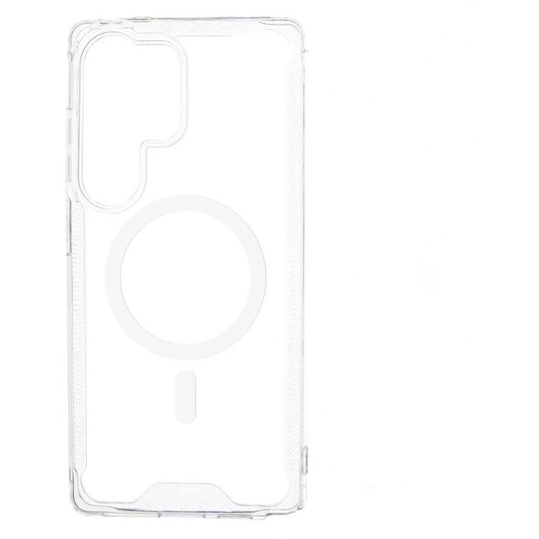 Θήκη Clear Corner Case με MagSafe για Samsung Galaxy S25 Edge - διαφανές