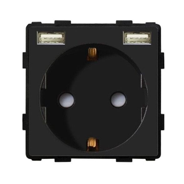 Kištukinis lizdas su USB Feelspot