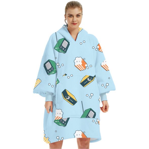Šilelis sweater blanket Blue