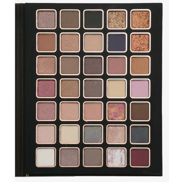 Akių šešėlių paletė Bellapierre Rocky Road Eyeshadow Palette, TEP026, 35 spalvos