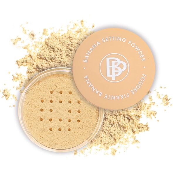 Bellapierre Cosmetics Biri pudra makiažo užbaigimui Bellapierre Banana Setting Powder BP001/BSP001, geltono atspalvio, 4 g.