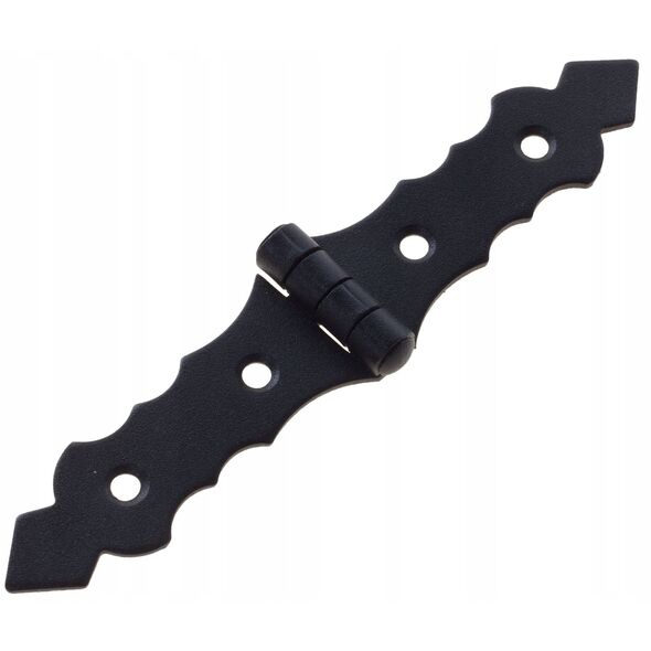 GATE HINGE DEC ZOF200 200X34X2.0 BLACK