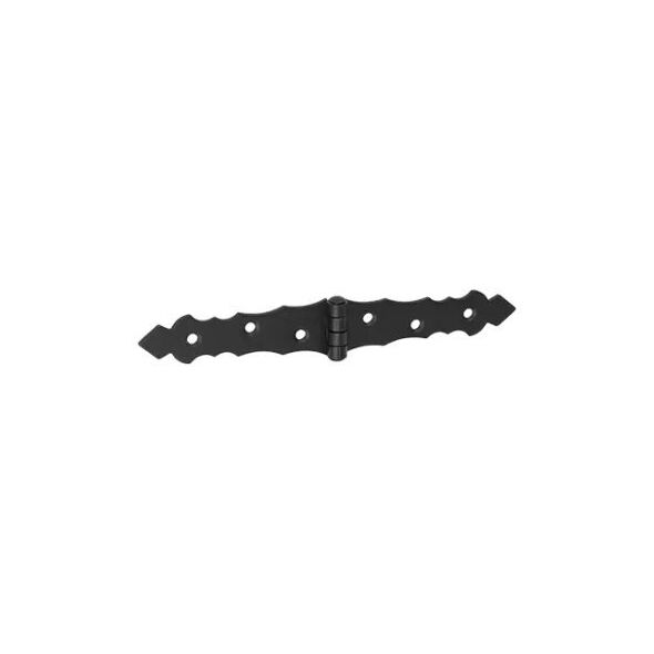 GATE HINGE DEC ZOF200 200X34X2.0 BLACK