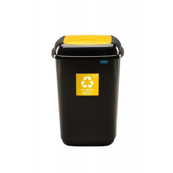 BIN 28 L- RECYCCLING - YELLOW