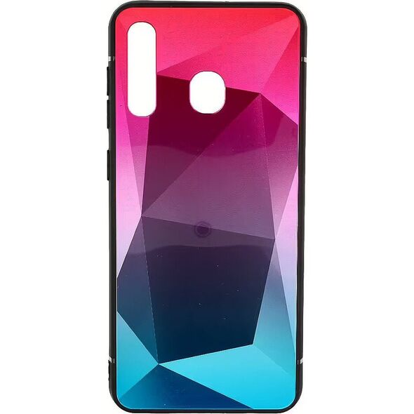 Θήκη Σιλικόνης Mocco Stone Ombre Back Case με διαβαθμισμένο χρώμα για Apple iPhone 7 / 8 Ροζ - Μπλε