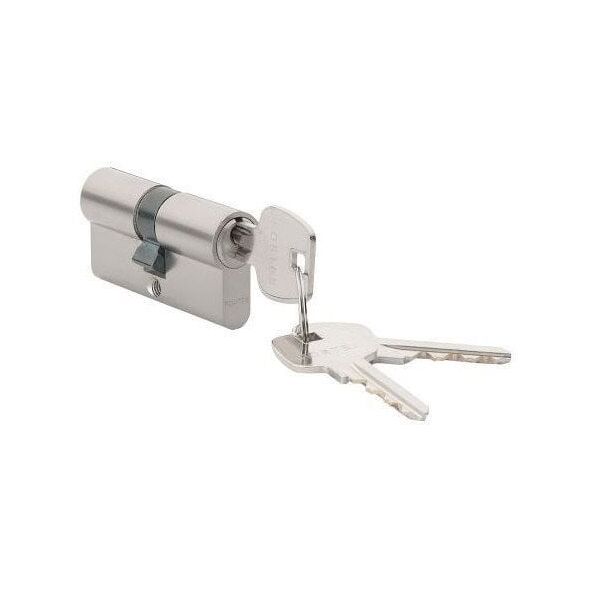 Κύλινδρος κλειδαριάς FORTEX 29E, 35 x 55 mm, 3 κλειδιά, ματ χρωμέ φινίρισμα.