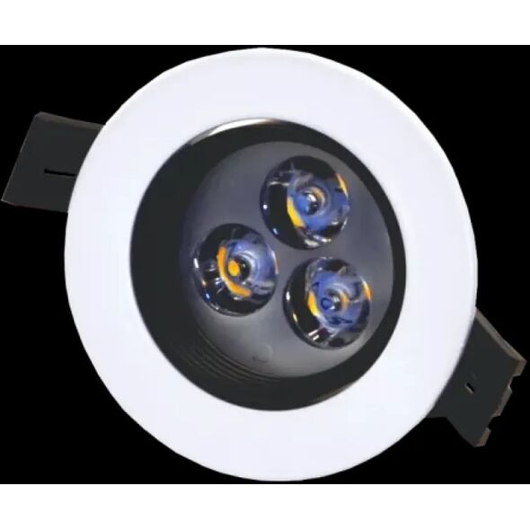 Φωτιστικό LED χωνευτό TOPE ANDA, IP40, 5W, 3500K, 351 lm, λευκό, στρογγυλό, O10.8 x h5cm