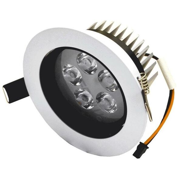 Φωτιστικό LED χωνευτό TOPE ANDA, IP40, 5W, 3500K, 351 lm, λευκό, στρογγυλό, O10.8 x h5cm