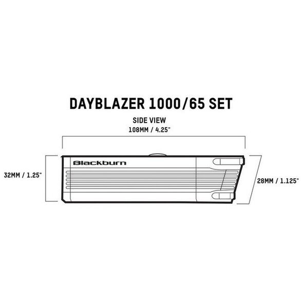 Lampka przednia BLACKBURN DAYBLAZER 1000 lumenów (NEW 2025)