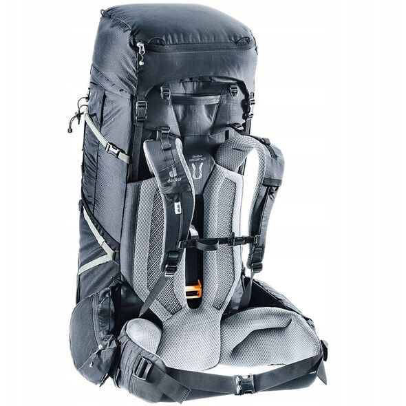 Τουριστικό σακίδιο Deuter Aircontact Pro 75+10 μαύρο