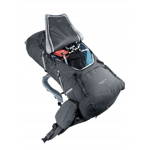 Τουριστικό σακίδιο Deuter Aircontact Pro 75+10 SL γραφίτης
