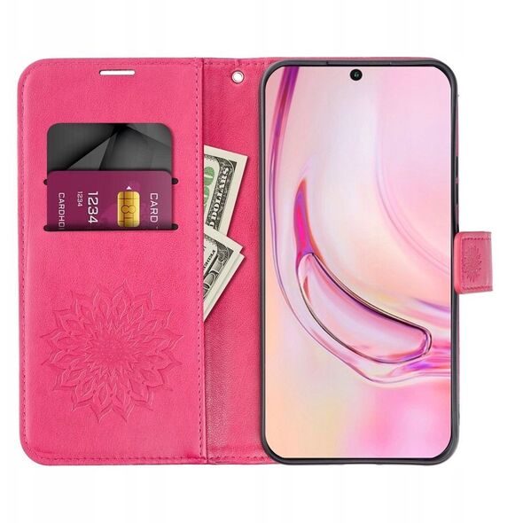 Θήκη MEZZO Book για SAMSUNG A16 5G mandala magenta