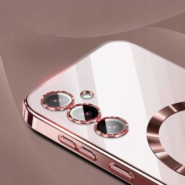 Θήκη ELECTRO MAG COVER συμβατή με MagSafe για SAMSUNG S24 FE χρυσό