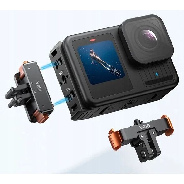 Zaślepka Baterii Klapka Uchwyt Do Gopro Hero 13 12 11 10 9 Black Vrig / Ac-29