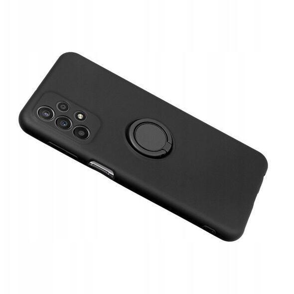 Θήκη SILICONE RING για SAMSUNG A16 5G / A16 4G μαύρο