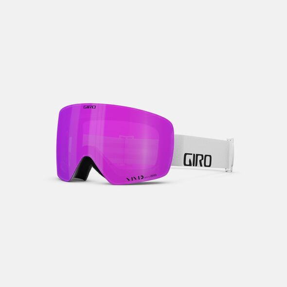 Γυαλιά σκι GIRO CONTOUR RS WHITE WORDMARK (Καθρέφτης φακός χρωματιστός VIVID-Carl Zeiss PINK 00% S2 + Καθρέφτης φακός χρωματιστός VIVID-Carl Zeiss INFRARED 58% S1) (NEW 2024/2025)