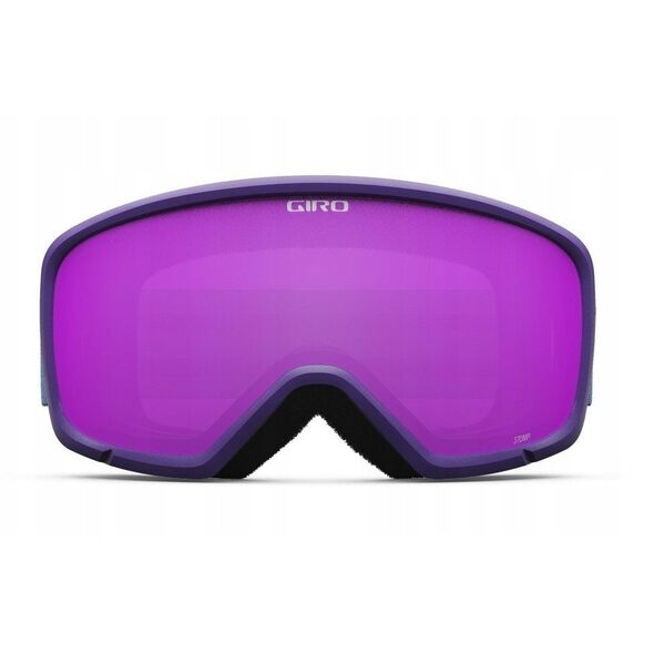 Gogle zimowe juniorskie GIRO STOMP PURPLE LINTICULAR (szyba AMBER PINK 19-42% S2) (NEW 2024/2025)