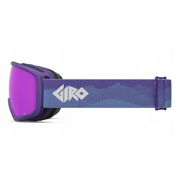Gogle zimowe juniorskie GIRO STOMP PURPLE LINTICULAR (szyba AMBER PINK 19-42% S2) (NEW 2024/2025)