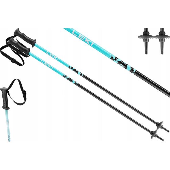 LEKI KIJE RIDER blue/blue 080