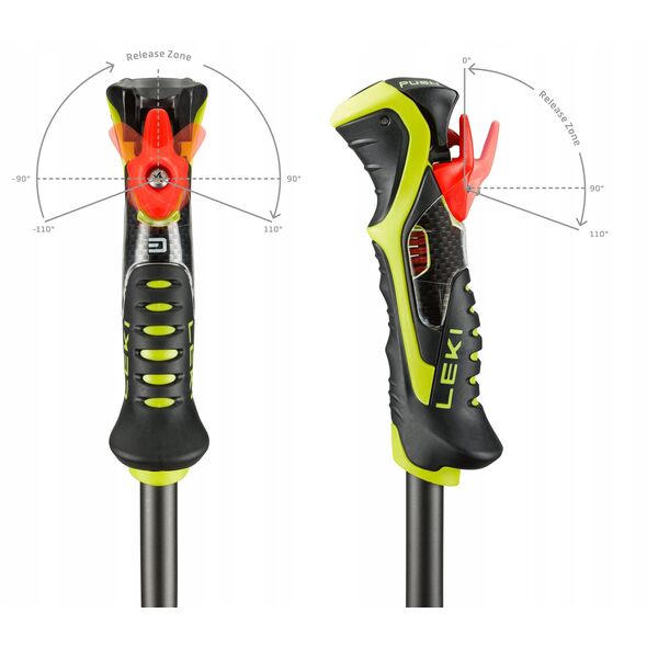LEKI KIJE 3D AIRFOIL white/yellow 110