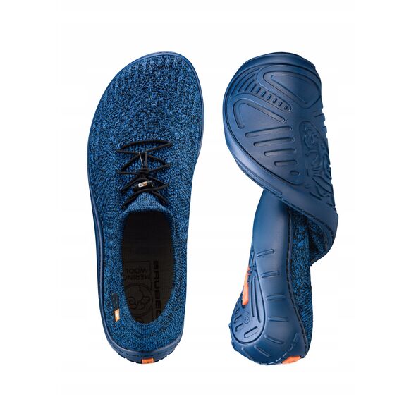 SH5003M Ανδρικά παπούτσια barefoot merino σκούρο μπλε/μπλε 41