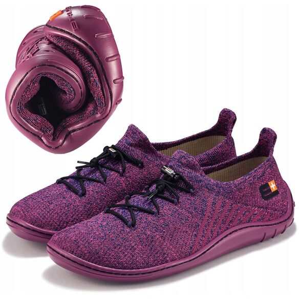 Γυναικεία παπούτσια SH5004W Barefoot Merino δαμασκηνί/φούξια 38