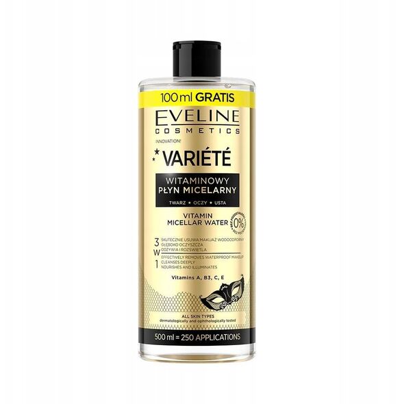 EVELINE VARIETE Βιταμινούχο νερό micelarny 500ml