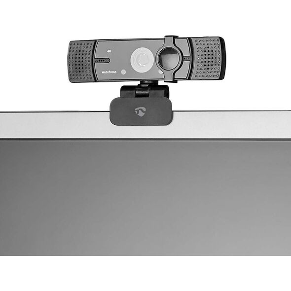 Κάμερα διαδικτύου Nedis Full HD 60fps / 4K 30fps μαύρη
