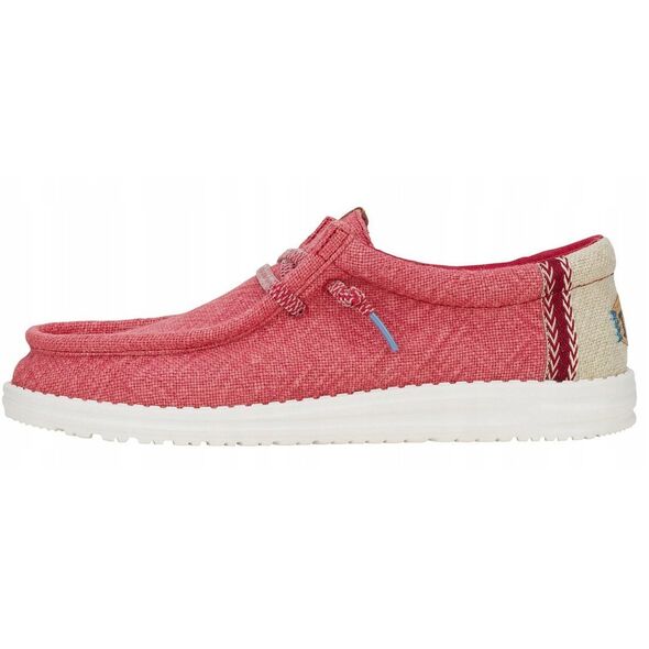 Hey Dude Wally Jute 43085-79B Czerwone 44