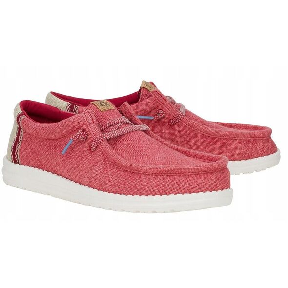 Hey Dude Wally Jute 43085-79B Czerwone 44