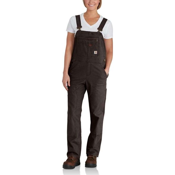 Carhartt Ogrodniczki Carhartt Crawford Double Front Brown