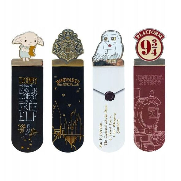 Harry Potter - Σετ σελιδοδεικτών για βιβλία 4 τεμ.