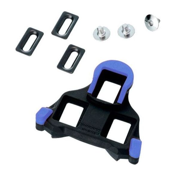 Shimano Bloki pedałów SMSH12 SPD-SL szosa, dwustopniowe, niebieskie uniwersalny