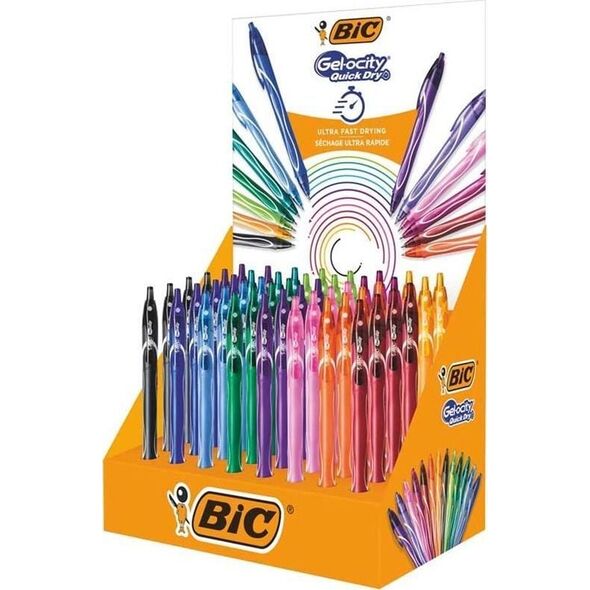 Bic Długopis żelowy Gel-ocity quick dry mix (48szt)