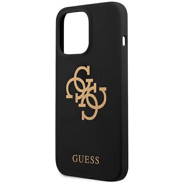 Guess Guess GUHCP13XLS4GGBK iPhone 13 Pro Max 6,7" czarny/black hard case Silicone 4G Logo
