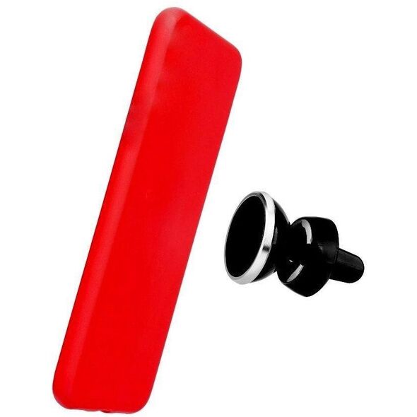 Θήκη Σιλικόνης Mocco Soft Magnet με Ενσωματωμένο Μαγνήτη για Βάσεις για Samsung A705 Galaxy A70 Κόκκινο