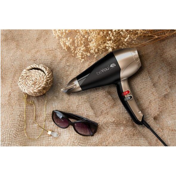 Ga.Ma BeYou 4D Therapy Ultra Ozone Ion 2400 W μαύρο/χρυσό
