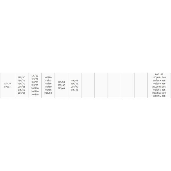 Αλυσίδες χιονιού για τροχούς KN70 3.5/12mm (5)