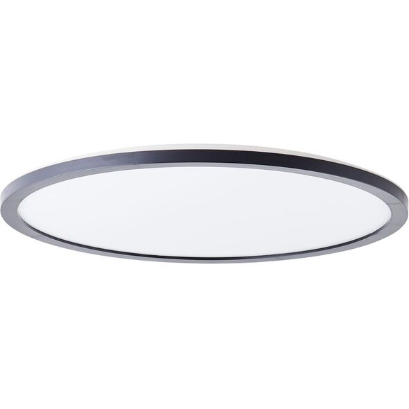 Φωτιστικό οροφής LED BRILLIANT MILTON, 24 W, 4000 K, 3400 lm, μαύρο, O 42 x 2.6 cm