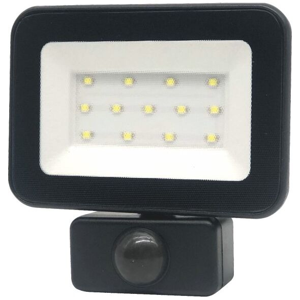 LED προβολέας TOPE TAMASENS, IP65, 50 W, 4000 K, 5500 lm, με αισθητήρα κίνησης, μαύρο.
