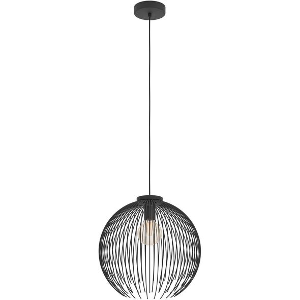 Κρεμαστό φωτιστικό G.LUX, 1 x E27, 35cm, μαύρο, GT-633-1S WIRE