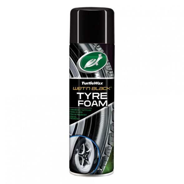 Αφρός μαυρίσματος ελαστικών TURTLE WAX, 500 ml