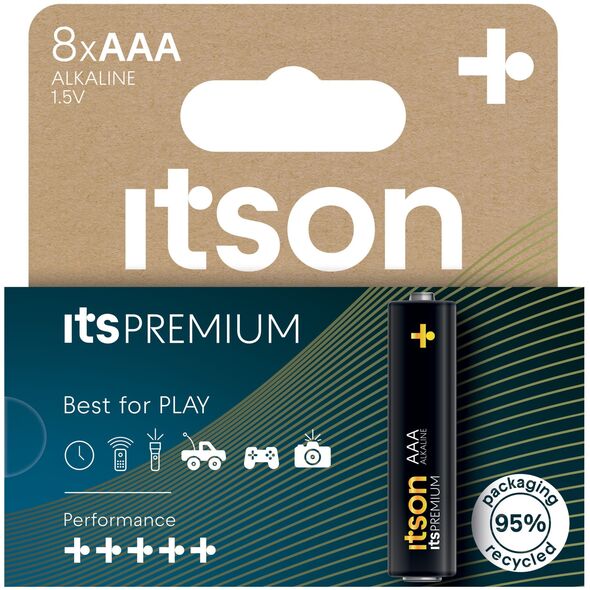 μπαταρία itsPREMIUM αλκαλική LR03IPR/8HH
