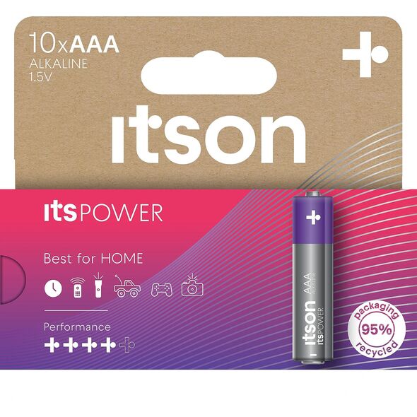 μπαταρία itson itsPOWER Αλκαλική LR03IPO/10HH