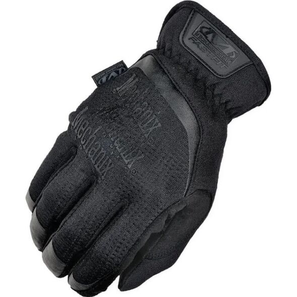 Γάντια Mechanix FastFit(r) μαύρα, μέγεθος M. Ελαστική μανσέτα, 0.6 mm τεχνητό δέρμα, TrekDry(r), τεχνολογία αφής