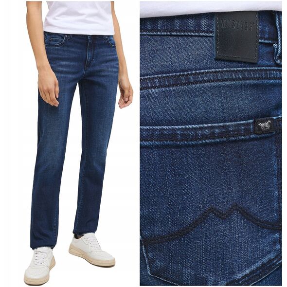 Γυναικείο τζιν Mustang CROSBY RELAXED SLIM, σκούρο μπλε