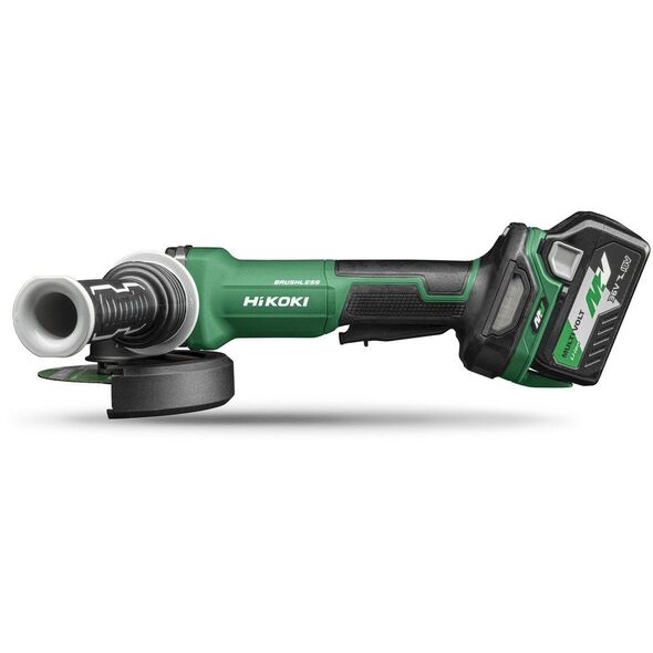 HIKOKI.ANGLE GRINDER.36V 125mm G3613DVF WQZ 2x2.5Ah MV BL DEAD SWITCH HSC