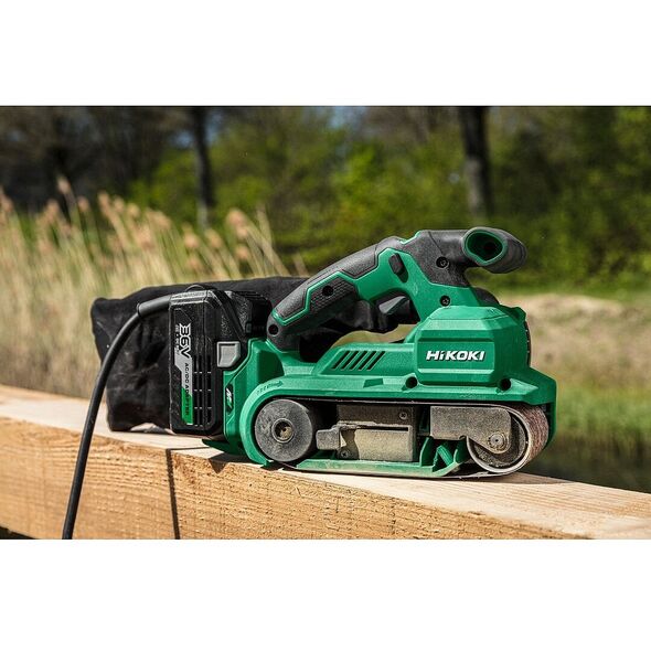 HIKOKI. BELT SANDER 36V SB3608DA WPZ 76x533mm 2x2.5Ah MV HSC