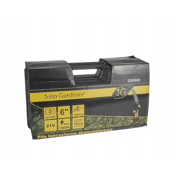 Piła łańcuchowa akumulatorowa w walizce 2x2.0Ah 21V – zestaw XXL (10)