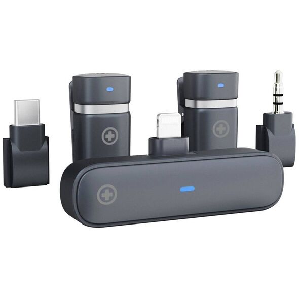 Plusonic Wireless Mikrofone Kit PS-TDS9 USB Type C/Lightning/3,5mm Klinke WiFi-Micro / *ALLTRAVEL*